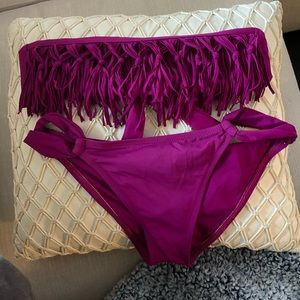 L SPACE bandeau bikini